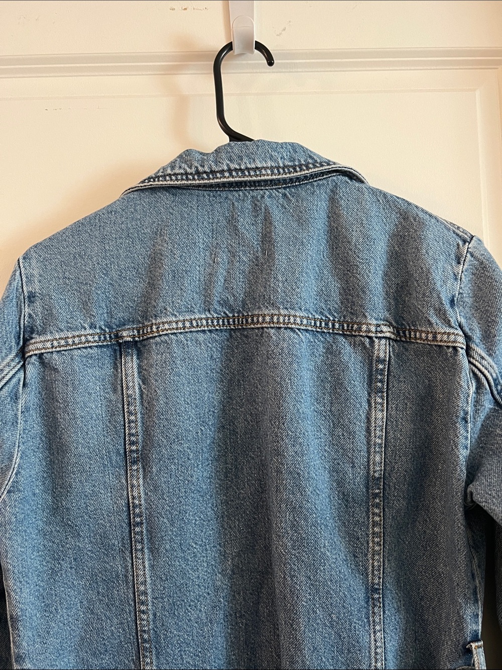 Zara Large Blue Denim Trench-Style Jean dress - Picture 5 of 5